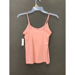 Time And Tru Womens Size S (4-6) Peach Camisole Top Adjustable Straps